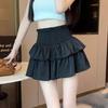 Spring and Summer New Korean Version of Spice Girl High Waist and Thin Fluffy Cake Skirt