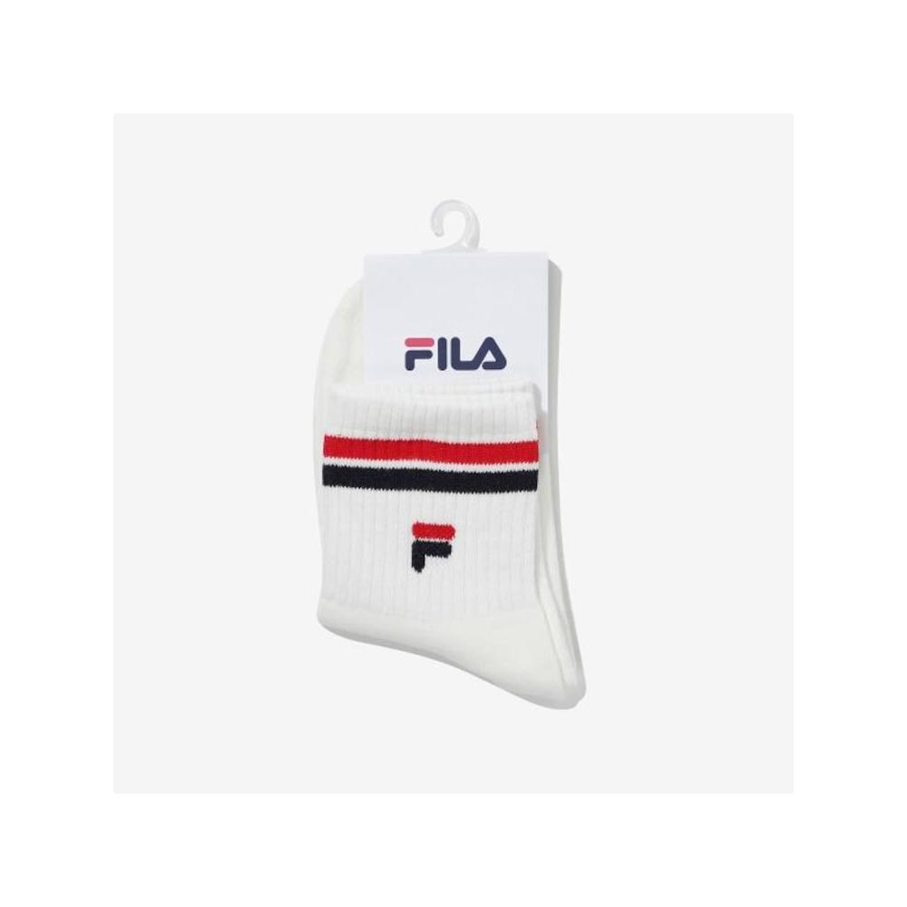 [Fila Kids] F Logo Long Neck Socks  Fk3scF5350x Owh  q0zFk3scF5350xOwh