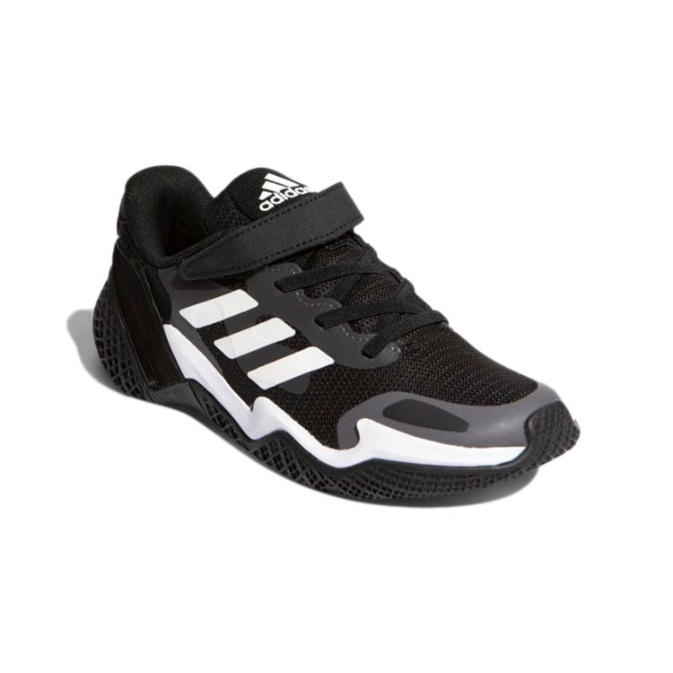 Adidas 4Uture Runner Sport Casual Low-Top Running Shoes Kids Sneakers Black White GZ7737