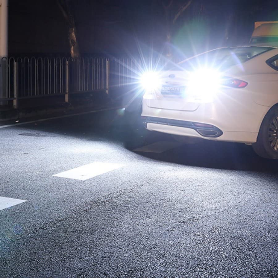 [В комплект поставки входит новый вентилятор охлаждения] Светодиодная задняя фара BLUESEATECt16, суперяркая, W16W9219126000K, белая, 4000 лм, фонарь заднего хода, 12 В, подсветка