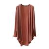 Women's Plus Size Mid-Length Cardigan: Spring/Summer Korean Style Shawl-Coat In Lightweight, Solid Colors