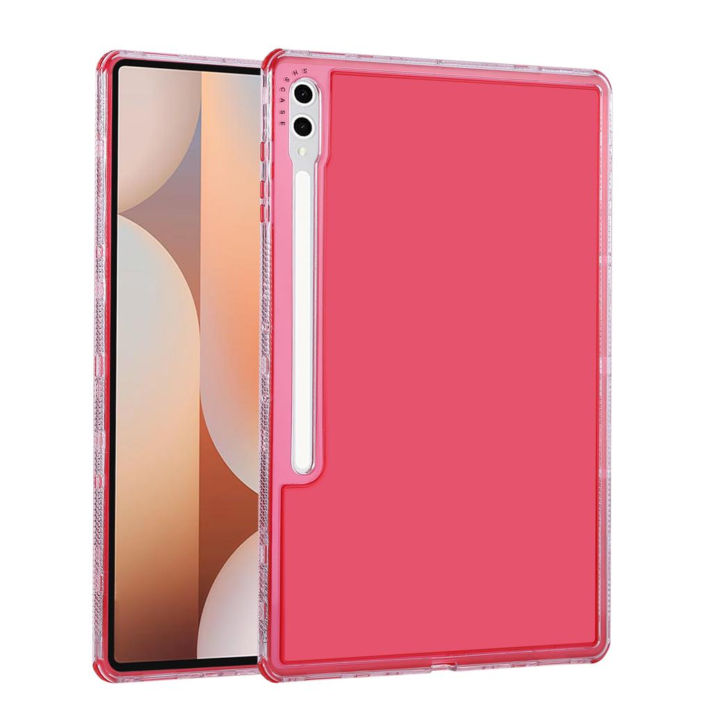 For Samsung Galaxy Tab S9 Ultra/S8 Ultra Clear Case 3 In 1 PC+TPU Shockproof Tablet Cover