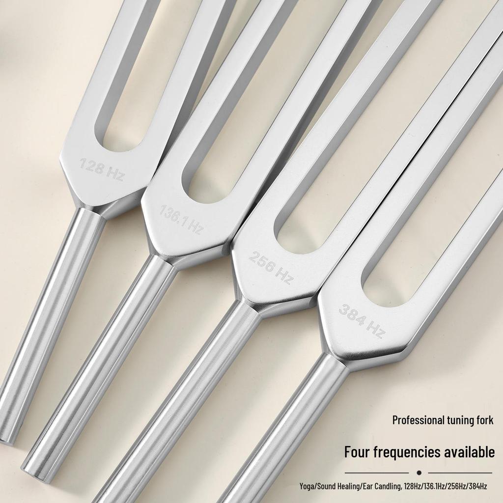 Набор tuning fork из алюминиевого сплава для йоги и помощи сну с кожаным чехлом