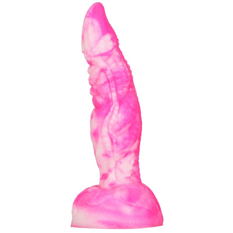 Yan Beast Mixed Color Liquid Silicone Oversized Realistic Simulation Phallus Dildo Female Sex Toys
