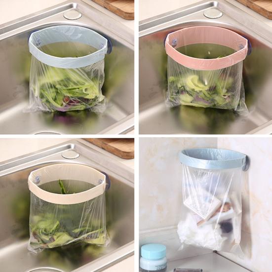 Креативная присоска, складная стойка для хранения мусора, кухонный мешок для мусора, вешалка, зажим