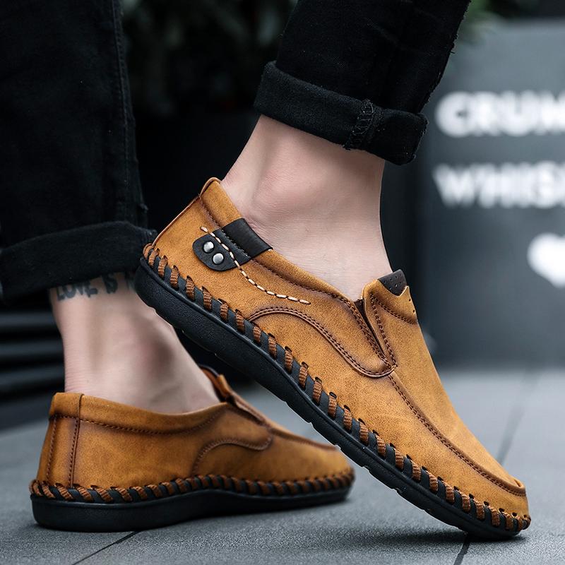 Размер 38–48. Мужские мокасины. Мужская обувь. Мужская повседневная обувь. Кожаная обувь ручной работы. Мужские лоферы.