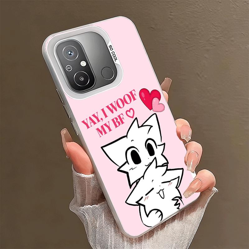 Cute B-Boykisser Catoon Shockproof Phone Case for Xiaomi Poco X7 X6 X5 X3 Pro F7 Ultra M8 Redmi 15C 15 14C 13C 12C 10C 13 12 10