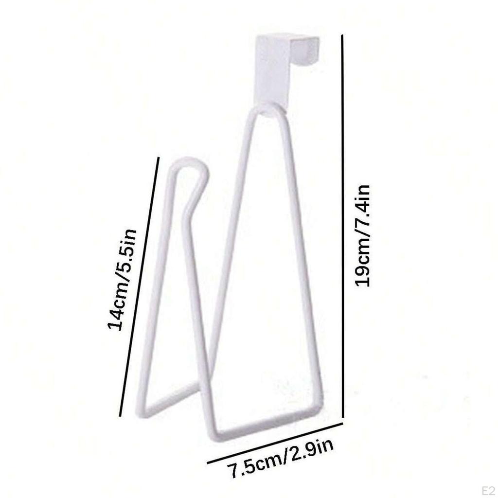 Надбачковый держатель для туалетной бумаги, Вмещает 1 рулон, Прочный, Компактный,