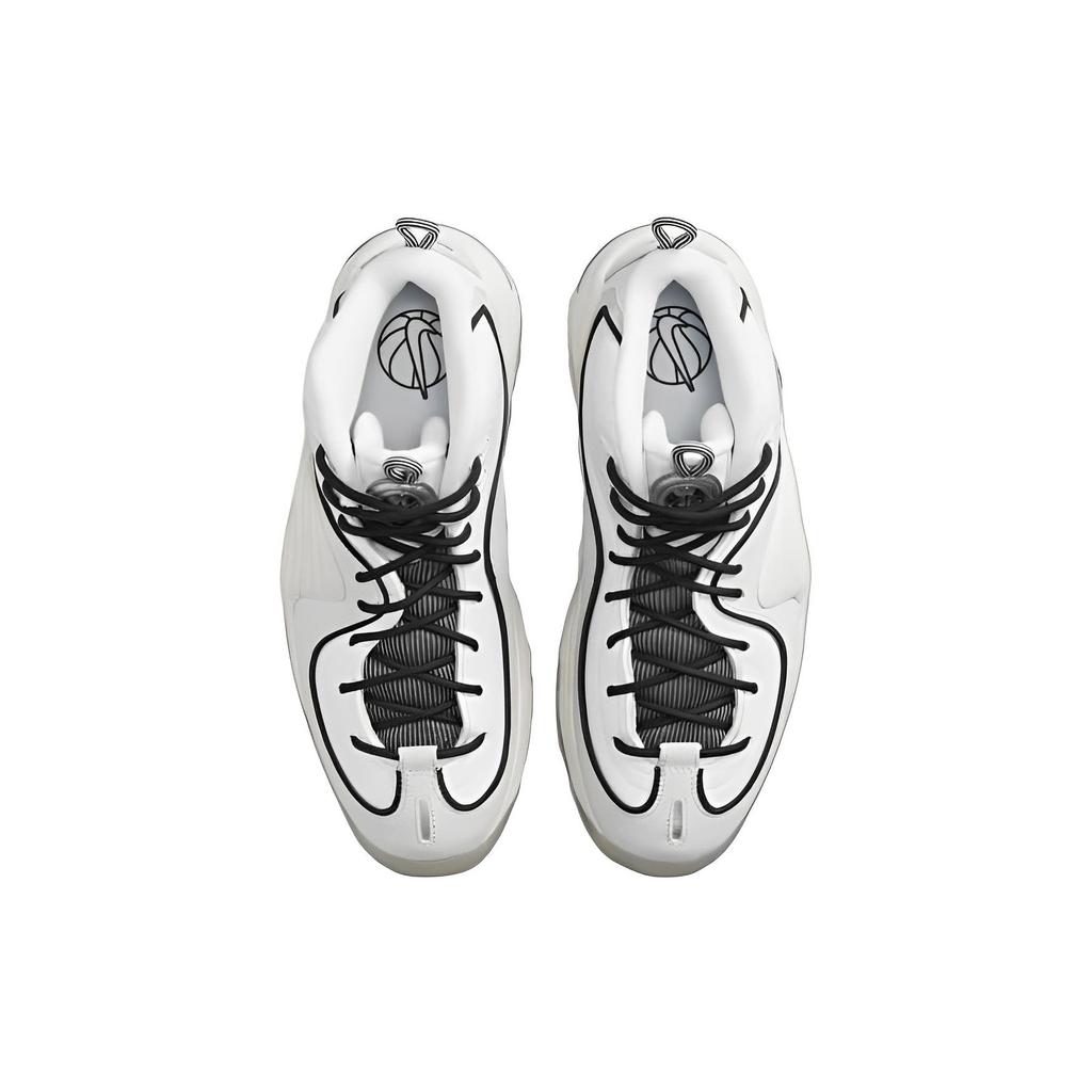 Nike Мужские кроссовки Air Penny 2 Photon Dust белые черные с парусом FB7727-100