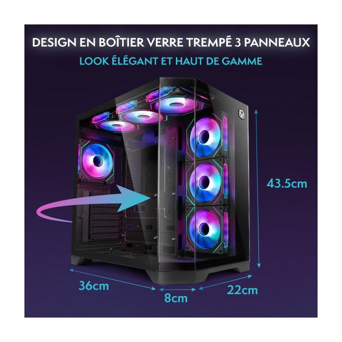 Vibox PC Gamer • AMD Ryzen 7 9800X3D • Nvidia RTX 5070 Ti 16 Go • 32 Go RAM • 1 To NVMe SSD • Windows 11 • WiFi 6 + Bluetooth 5.4