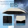 Mini Capsule Umbrella 6 Folding Windproof UV Protection Travel Folding Umbrella Small and Portable Solid Color Pocket Sunshade