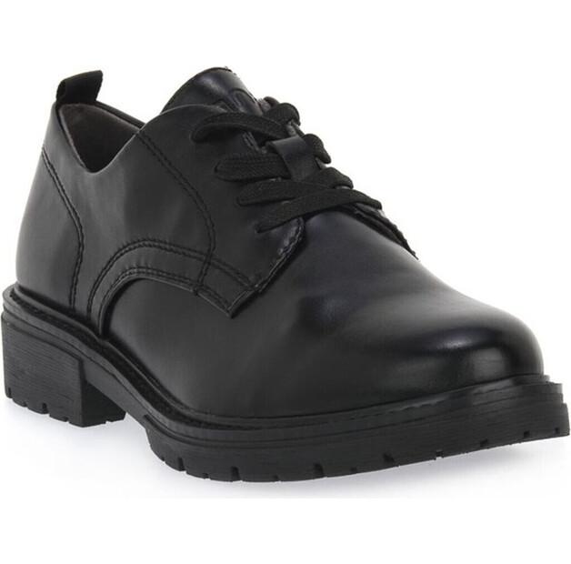 Женские полуботинки Jana Shoes Oxford vegan чёрные