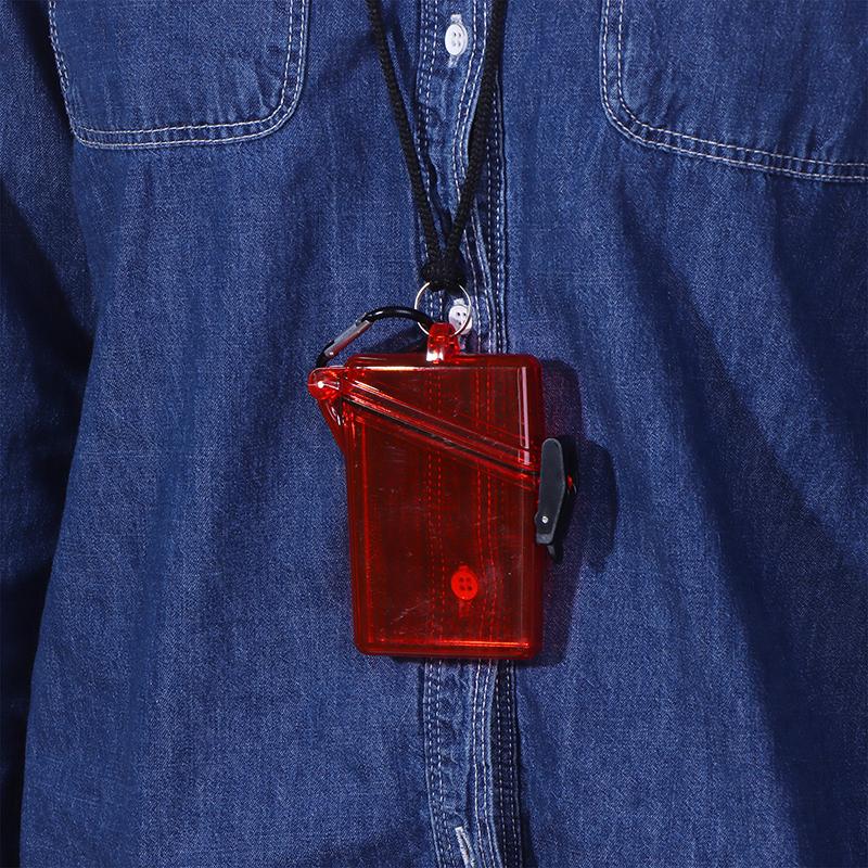 Открытый водонепроницаемый карманы ключ коробка для хранения денег держатель пластиковый корпус