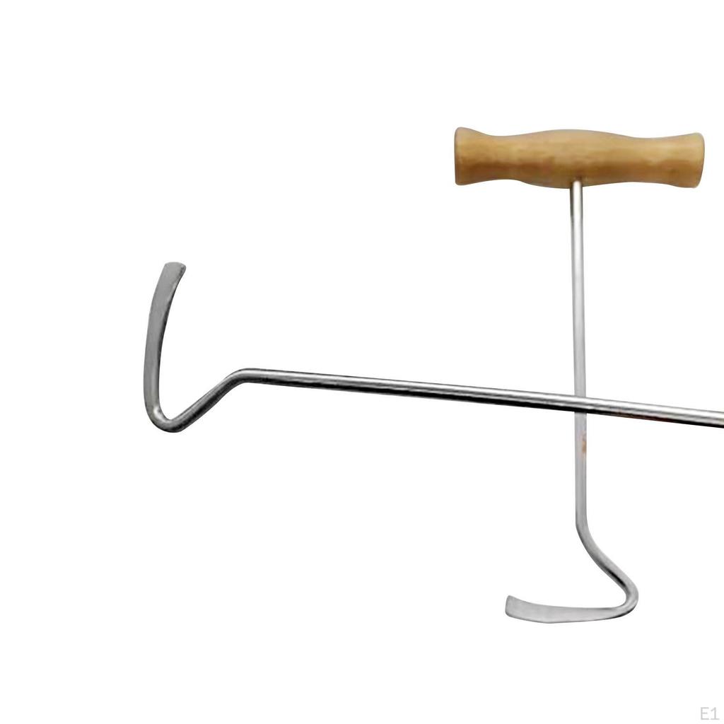 2 шт., тяги для лошадиных сапог, крючки, деревянная ручка, железные инструменты для верховой езды, мужские и женские, удобные