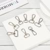 5pcs Hardware DIY KeyChain Split Ring Collar Carabiner Snap Bags Strap Buckles Lobster Clasp Hook