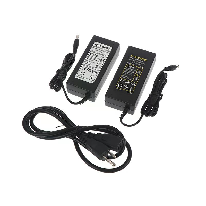 Household EU US Plug DC12V LED Power Supply 1A 2A 3A 4A 5A 6A 7A 8A Switch Transformer For WS2811 WS2815 LED Strip Light Adapter