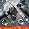 Для Casio G-SHOCK GMW-B5000 Новый комплект для модификации Корпус из нержавеющей стали Ремешок для часов 3459 Модифицированный улучшенный металлический безель Набор деталей для ремешка часов