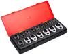 JTC 16PCS Claw Foot Wrench Hand Tool Tool Box Roll Cabinet Drawer Tool Set Claw Foot Wrench Insert JTCK6161 9.5mm/12.7mm