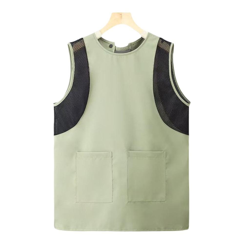 Прочный водонепроницаемый фартук с защитой от масла Модный стиль Удобный дышащий фартук Регулируемый с карманами Фартук для выпечки Ресторан