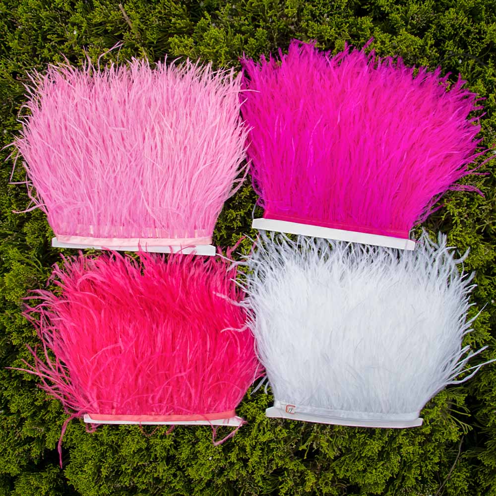 Перо 1 метр Красная отделка из страусиных перьев на тесьме Ленточная бахрома 8-10 см Ткань Юбка Швейные принадлежности Украшение для платья и одежды