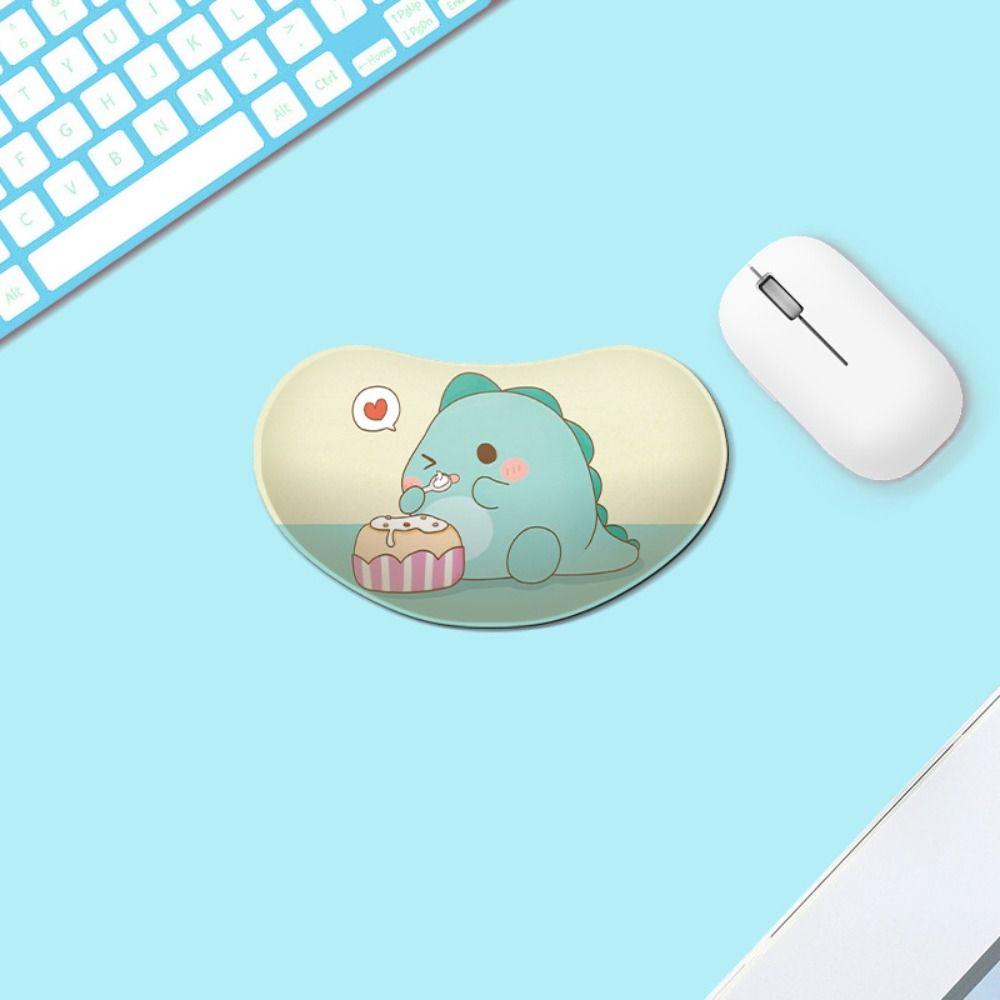 Резиновый коврик для мыши с рисунком из мультфильма, подставка для запястья, противоскользящий, противоскользящий коврик для мыши, подставка для запястья, женский