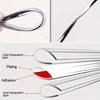 5m Universal U Shape Custom Chrome Plated DIY Moulding Trim Strip Line for Sedan Car Pickup Air Vent Door Edge Decoration Interior Mirrors 6