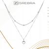 Chain Pr 925 Heart Balls Double Pendant Balls S925