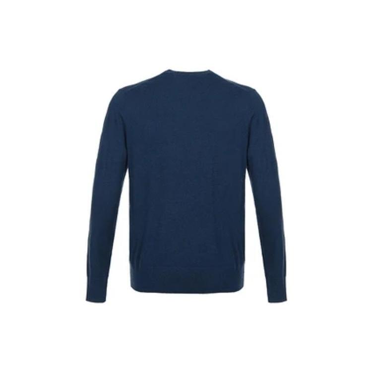 Burberry Knitwear Men's Blue Crew Neck Moderate Other 80133511