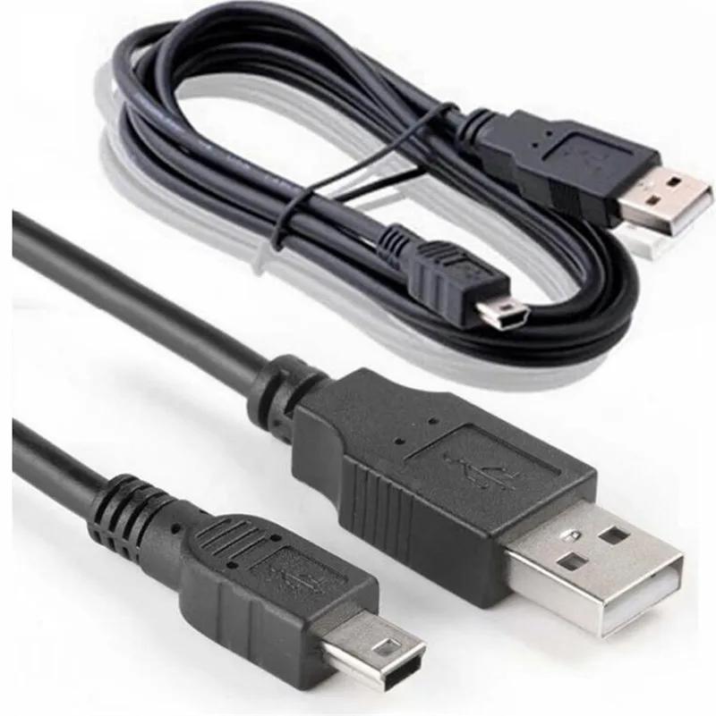 0,8 м USB-кабель 2,0 A Male to Mini B 5 Pin 5P T Port MiniUSB для устройств MP3 MP4 Камера Мобильный телефон Жесткий диск Компьютер