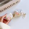 Чехол для наушников Love Милый кот для Airpods Pro 1/2/3 Высококачественный противоударный чехол Мягкий силикон с брелоком Модный