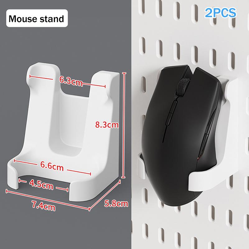 Настенный держатель для механической клавиатуры Крючок из АБС-пластика для перфорированной доски Настенный дисплей Перфорированная доска Подставка для мыши