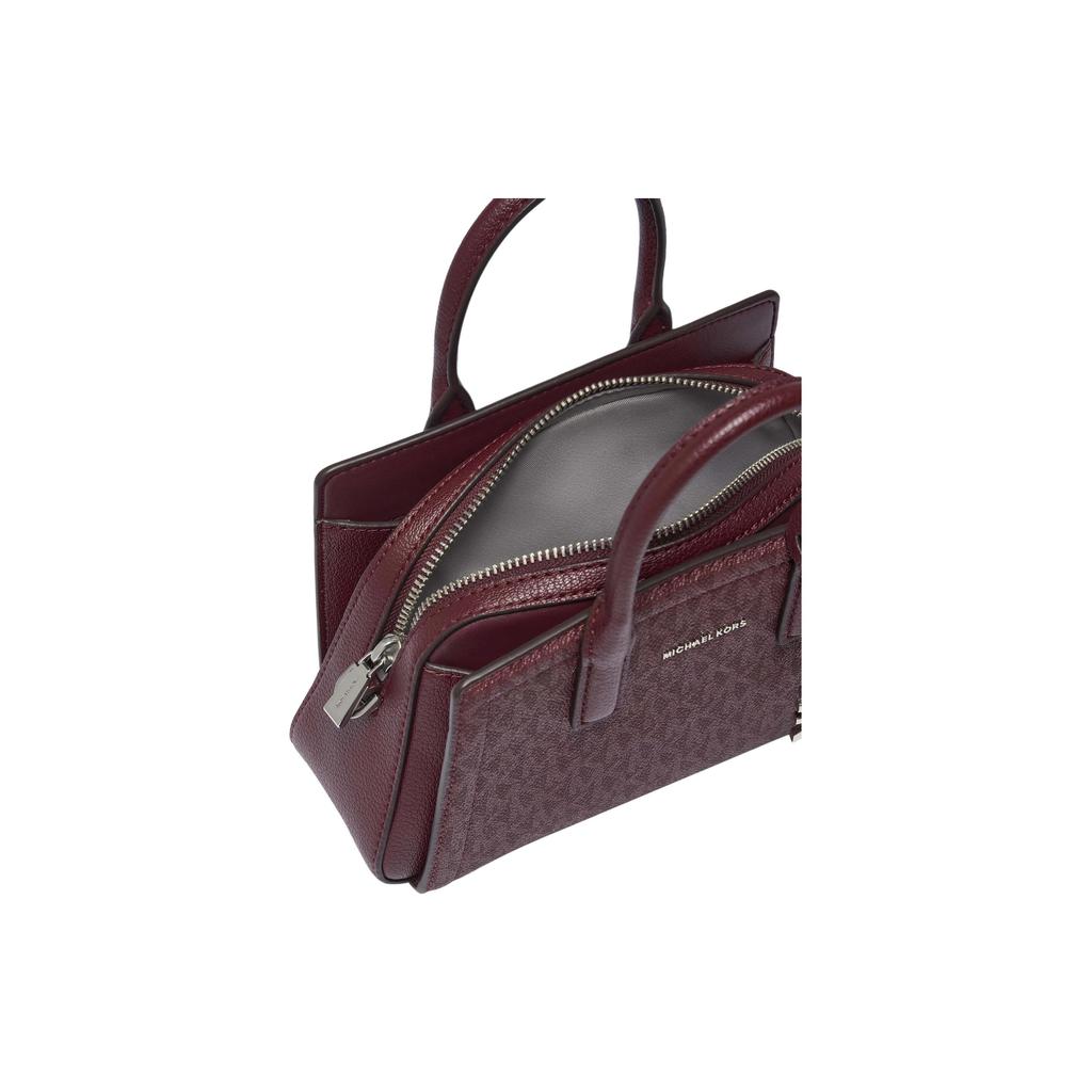 Michael Kors Женская сумка-тоут Laila с логотипом, коричнево-красная 32F5S9IC0V-OXBLOOD