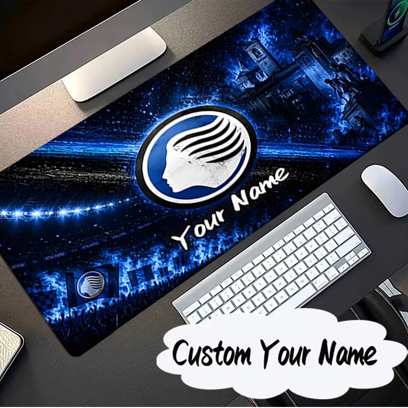 Custom Name Mouse pad Atalanta Fc Crest Mouse pad, Gaming Mouse Pad, keyboard pad, Desk Decor for computer notebook Fan Birthday Gift