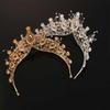 Полное Свадебное Платье Подружка Невесты Аксессуары для Волос Свадебная Корона Кристальная Тиара Свадебный Головной Убор