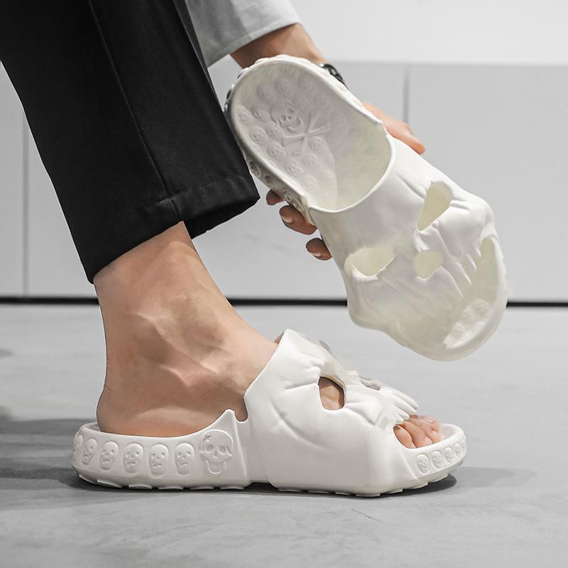 Домашние тапочки. Уличные тапочки на толстой платформе. Нескользящие шлепанцы. Женские сандалии. Мужские домашние шлепанцы на мягкой подошве из ЭВА.