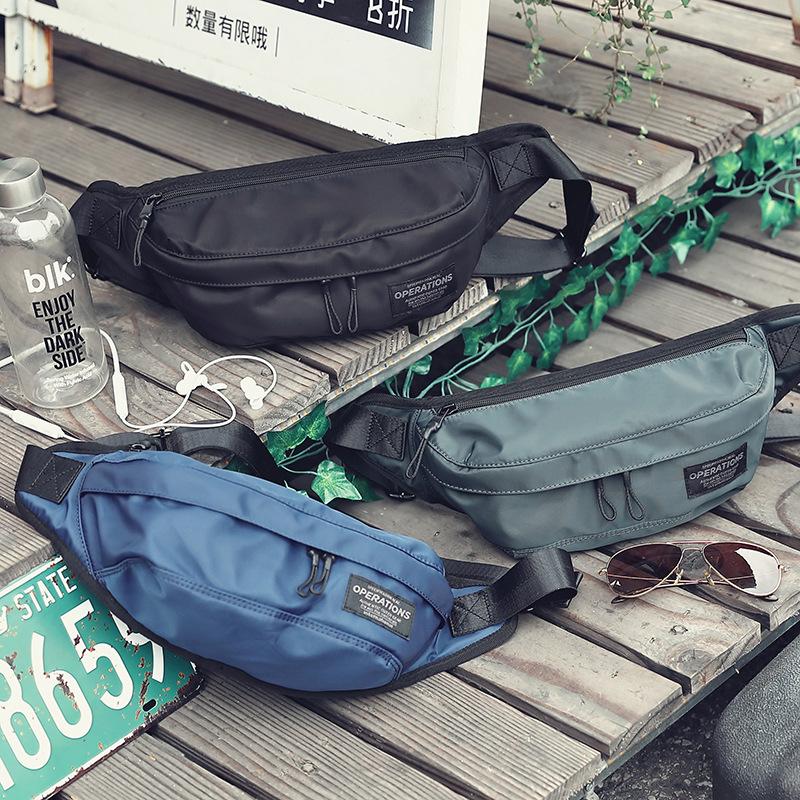 Men's Waist Pack Fashion Personality Chest Bag Trend Korean Version Small Crossbody Bag Casual Shoulder Bag