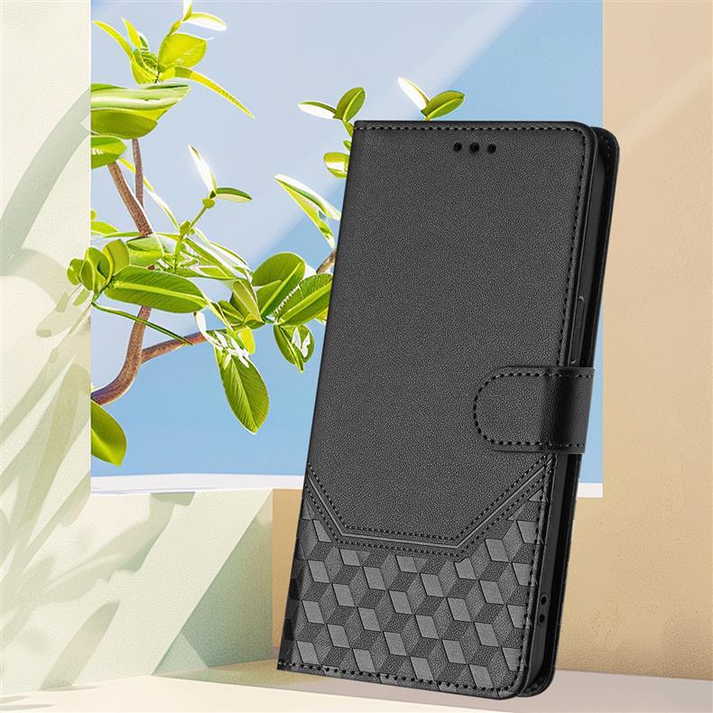 Applicable MOTO edge 60 Fusion Honeycomb Embossed Phone Case for Motorola G86Card slot case