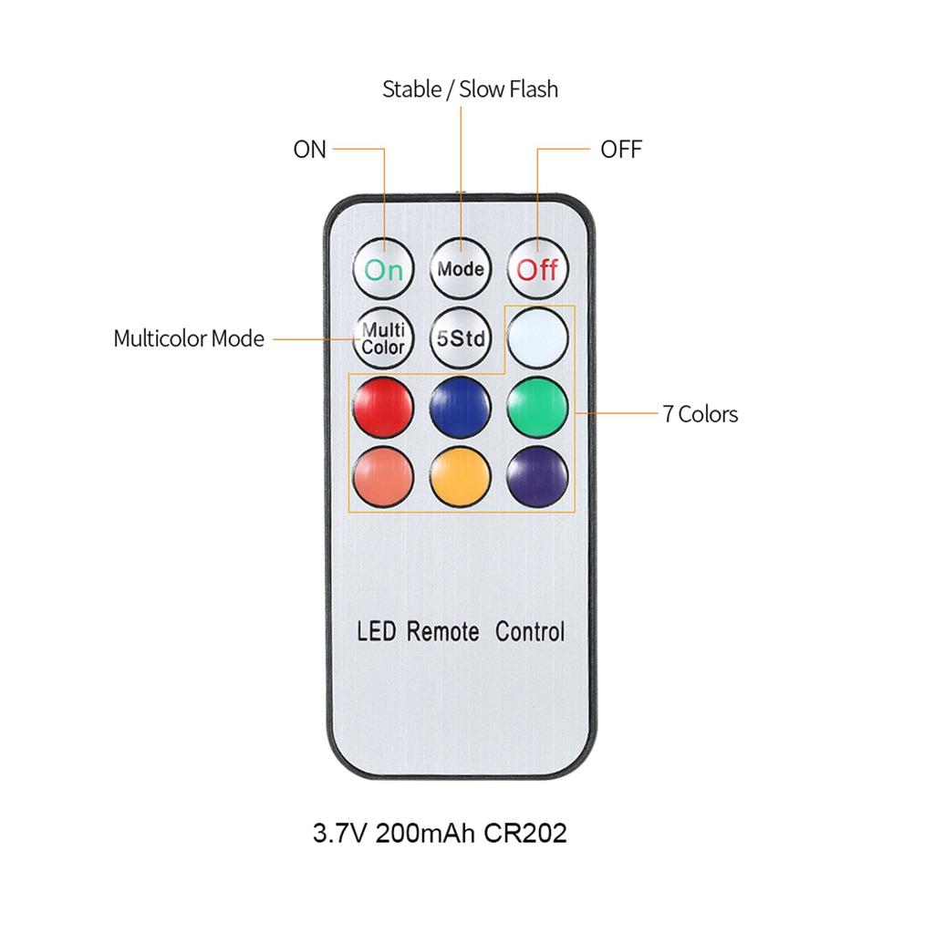 Colourful LED Candle Light Rechargeable Simulation Flameless Tea Candle Lights With Frosted Cup for
