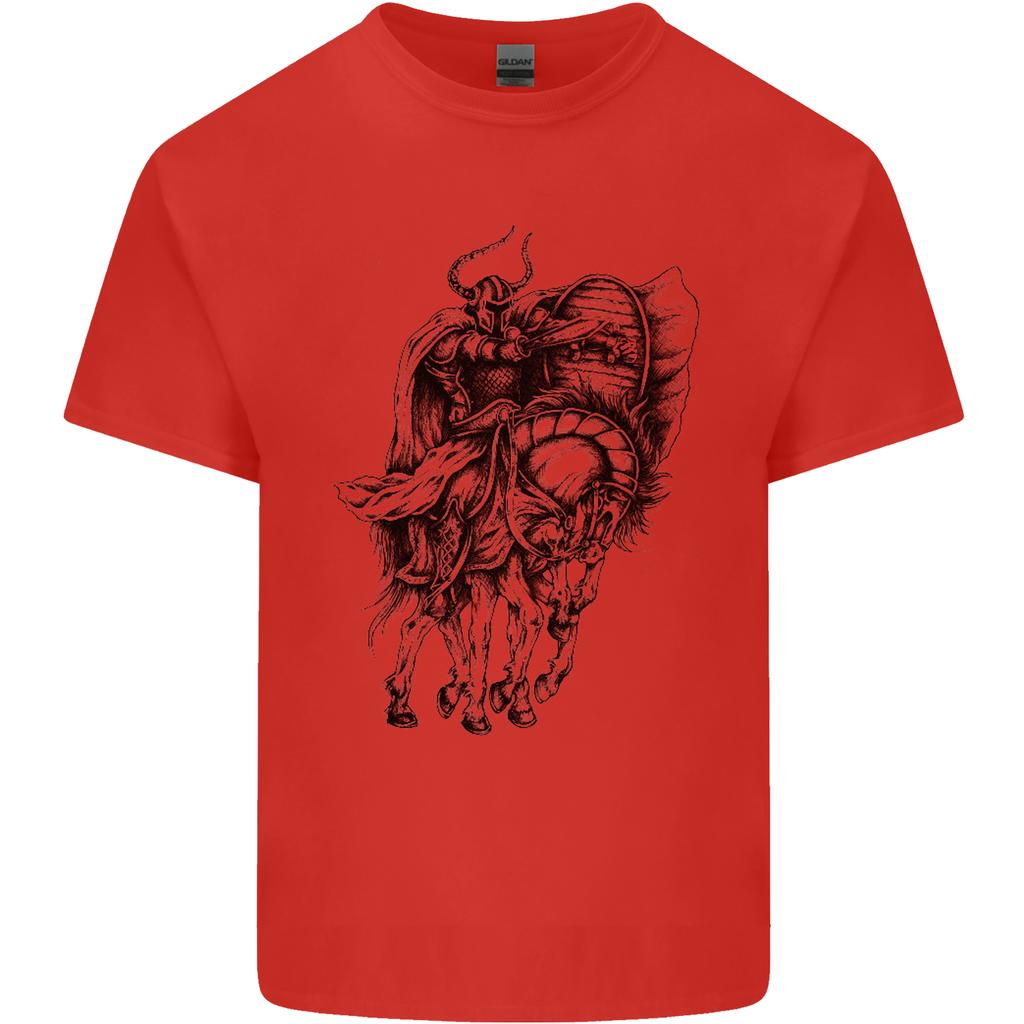 Odin the Viking on Horseback Valhalla Gods Unisexs Light Cotton TShirt
