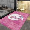 Cartoon P-Pink P-Panther Floor Mat Cheaper Anti-slip Modern Living Room Balcony Printed Bedside Mats