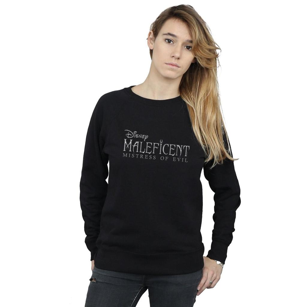 Disney Womens/Ladies Maleficent Mistress Of Evil Logo Sweatshirt