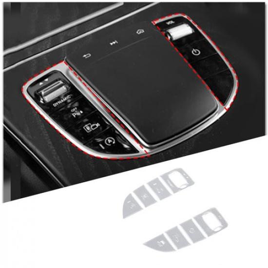 Наклейка-отделка на кнопку переключения передач для Benz C E Class W205 W213 X253 2015-21