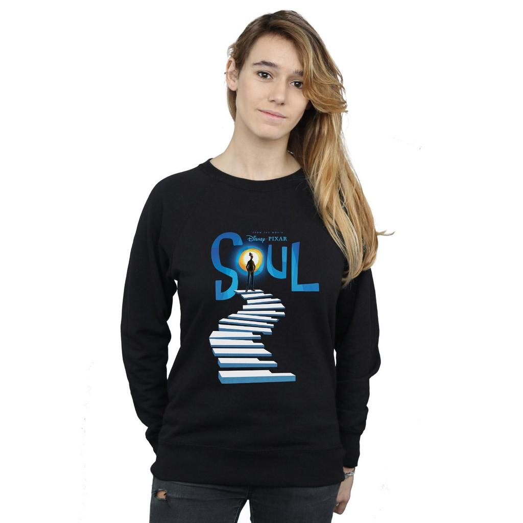 Disney Womens/Ladies Soul Poster Art Sweatshirt