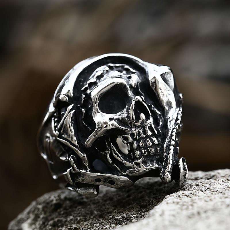Domineering Hip-hop Retro Skull Men’s Accessories Ring