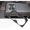For Mazda 3 Axela  Car Central Console Water Cup Cover Sticker Trim    ABS Plastic Carbon Fiber Style