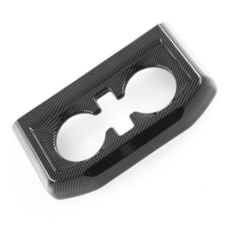 Carbon Fiber Armrest Box Water Cup Decoration Box Sticker Modified Parts Accessory For Ford Raptor F150