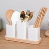 2/3 Divided Kitchen Utensil Holder Plastic Cutlery Drain Rack Chopstick Holder  Household