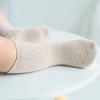 Новые хлопковые детские носки однотонные мягкие носки средней длины бесшовные носки для девочки мальчика
