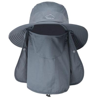 Safari Wide Brim Ultra Moisture Quick UV Sun Outdoor Sports [БЕСПЛАТНО] Шляпа, Мужская, Легкая, Впитывающая, Сушащая, Сетка, Защита, Пыльца,