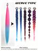 Synthetic Ponytail 1 Pack Braid Extension, Full of  Color Ponytail Extension, with Elastic Tie Straight Tube Sleek Wrap Extension Hair